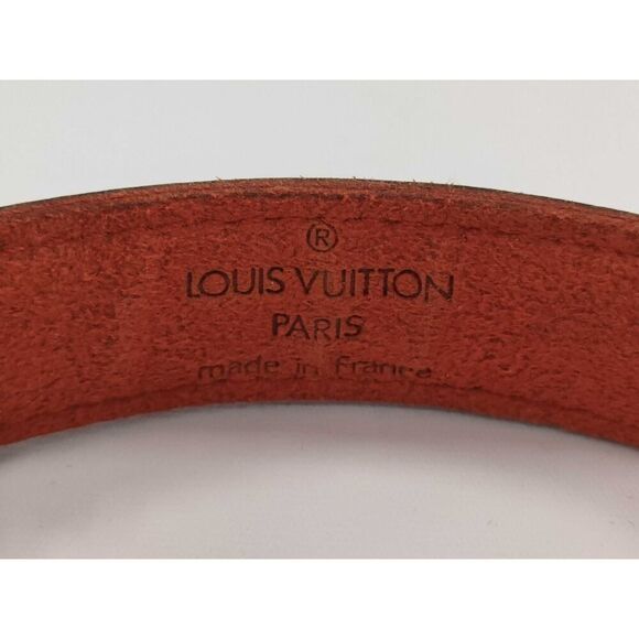 Louis Vuitton Vachetta Monogram Flower Leather Bracelet - Picture 7 of 10